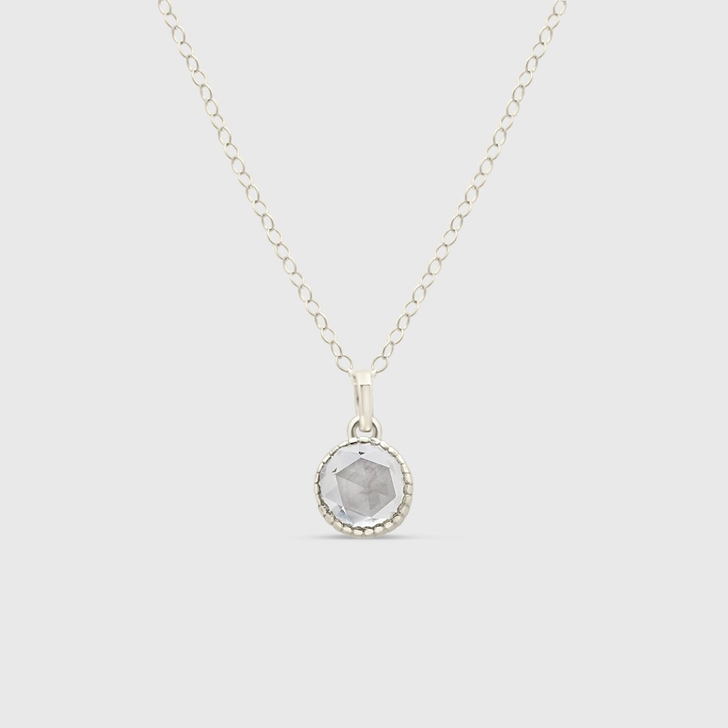 "Rosie" Necklace - Moissanite Collection