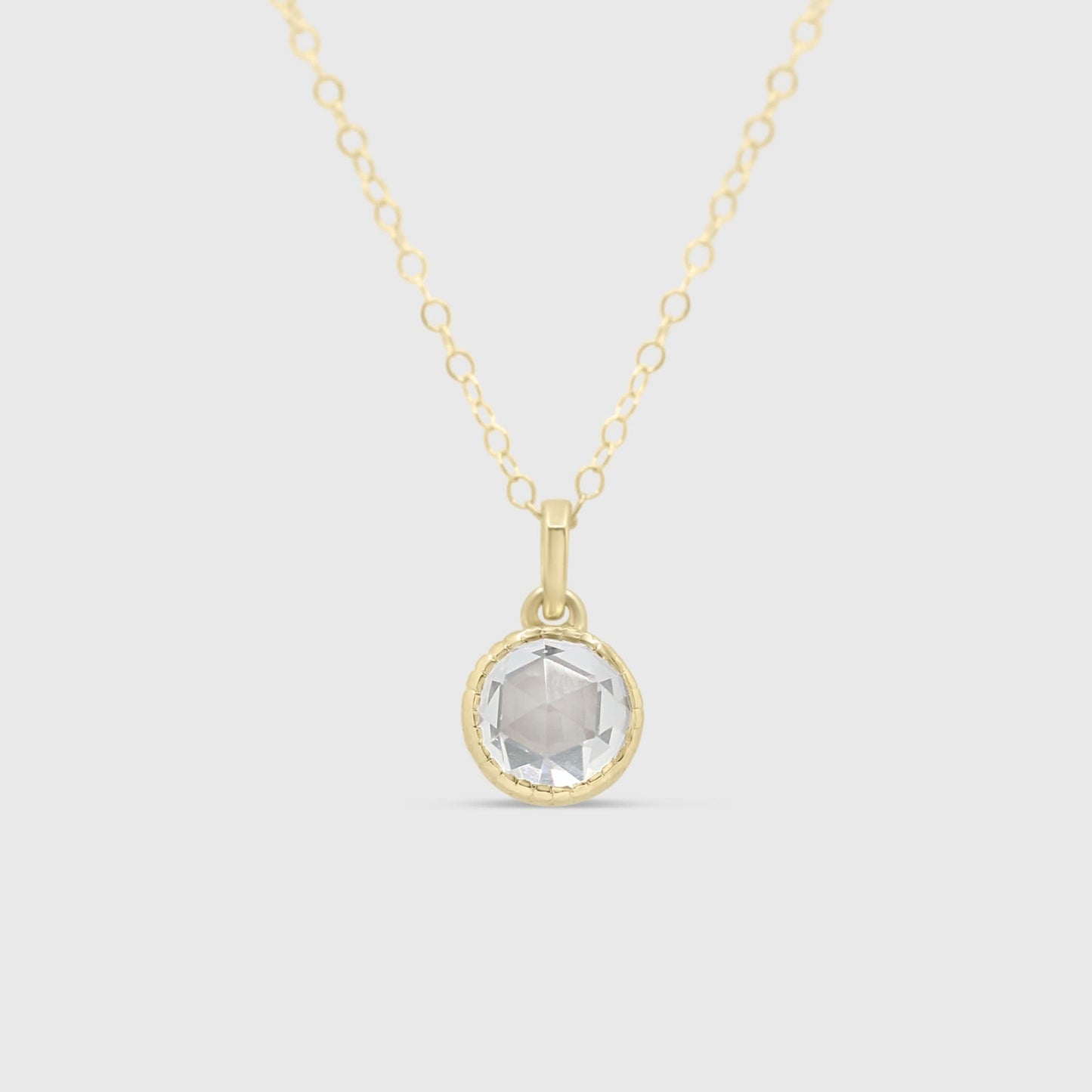 "Rosie" Necklace - Moissanite Collection
