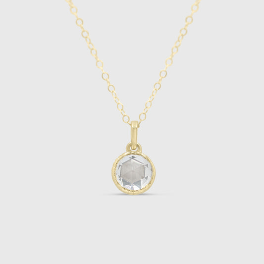 "Rosie" Necklace - Moissanite Collection