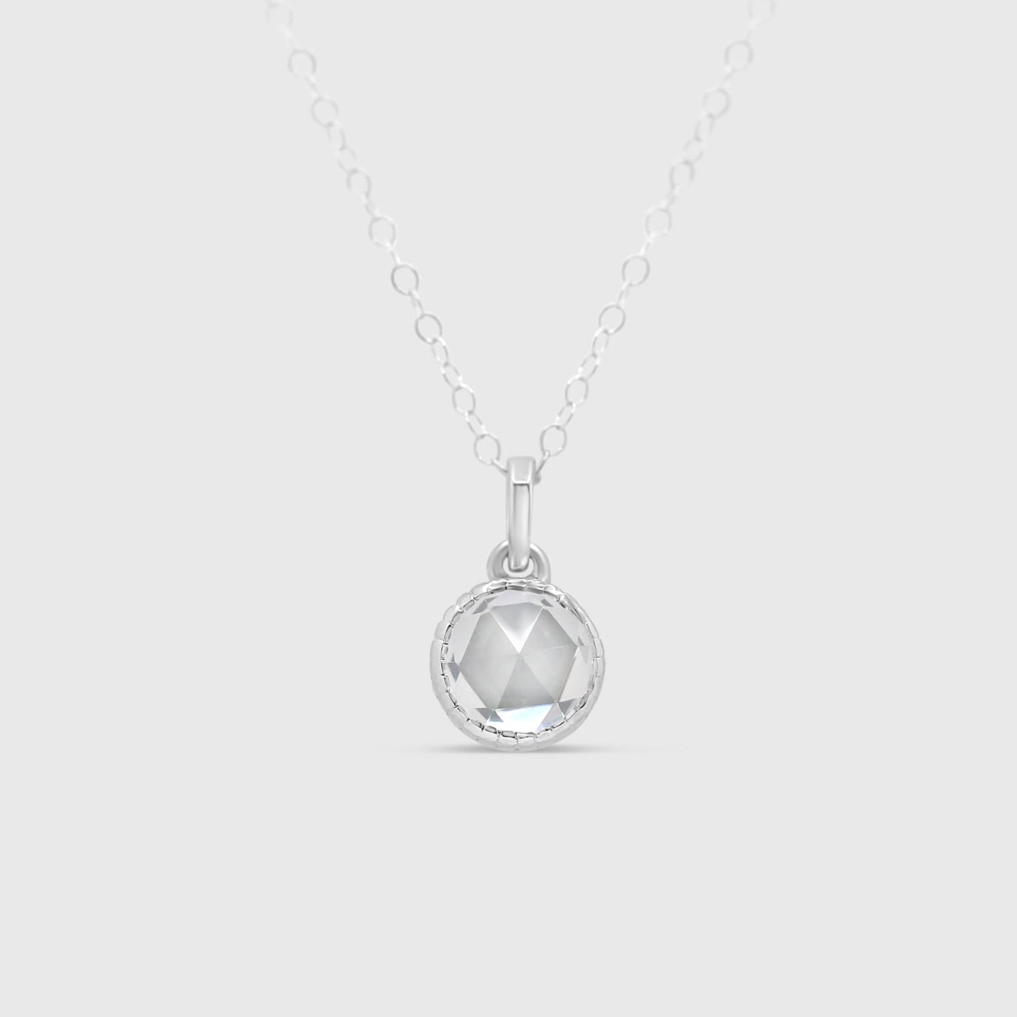 "Rosie" Necklace - Moissanite Collection