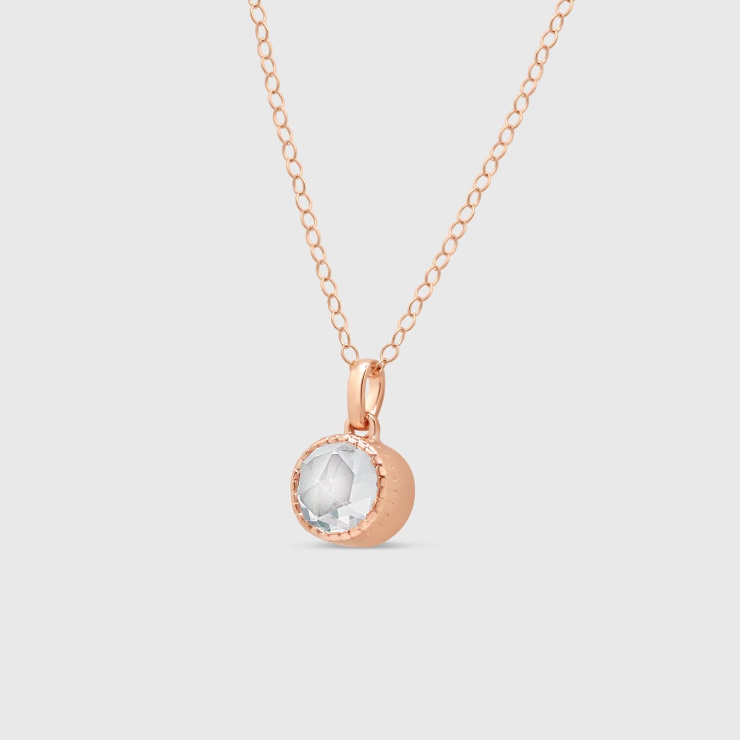 "Rosie" Necklace - Moissanite Collection