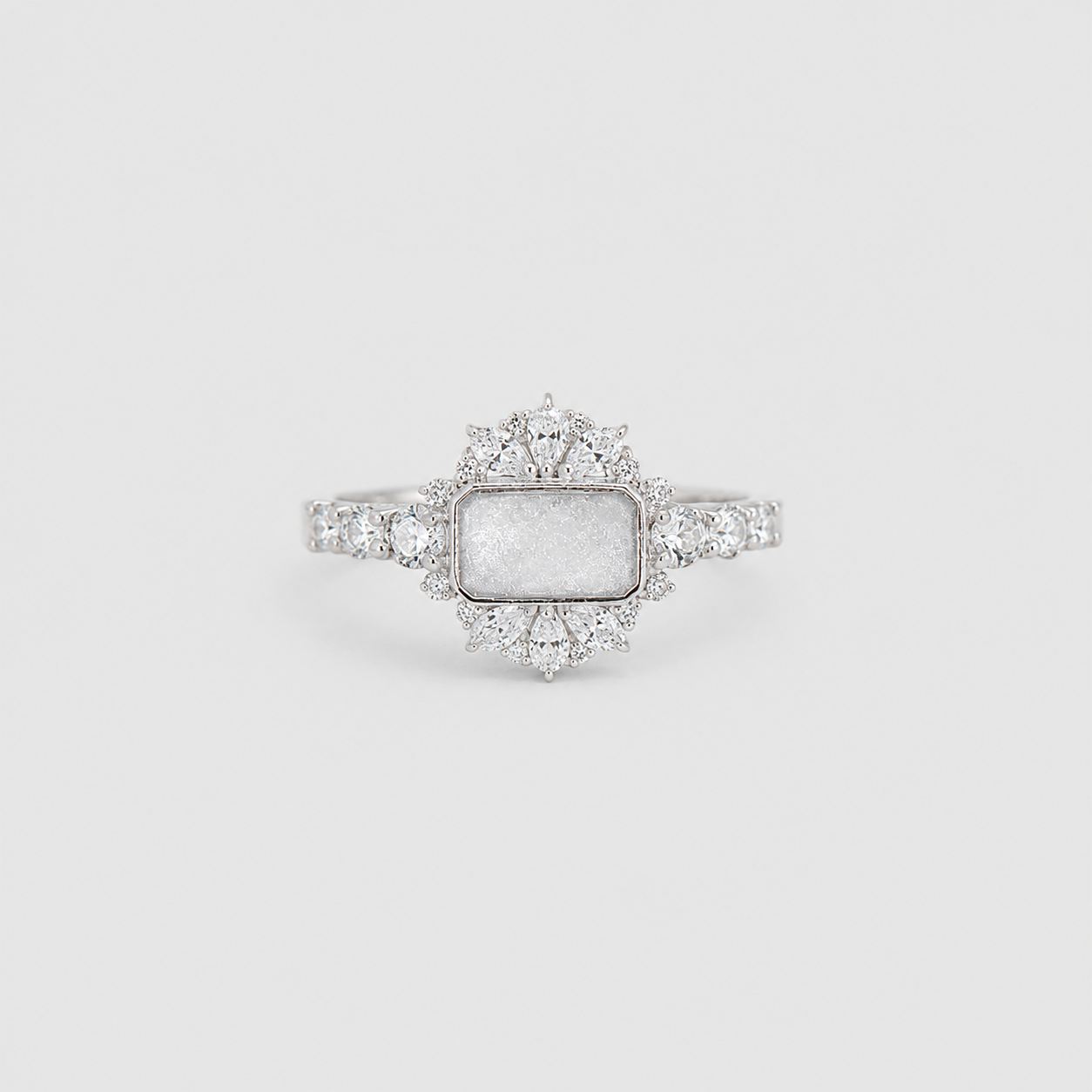 Rectangle Cluster Halo Ring