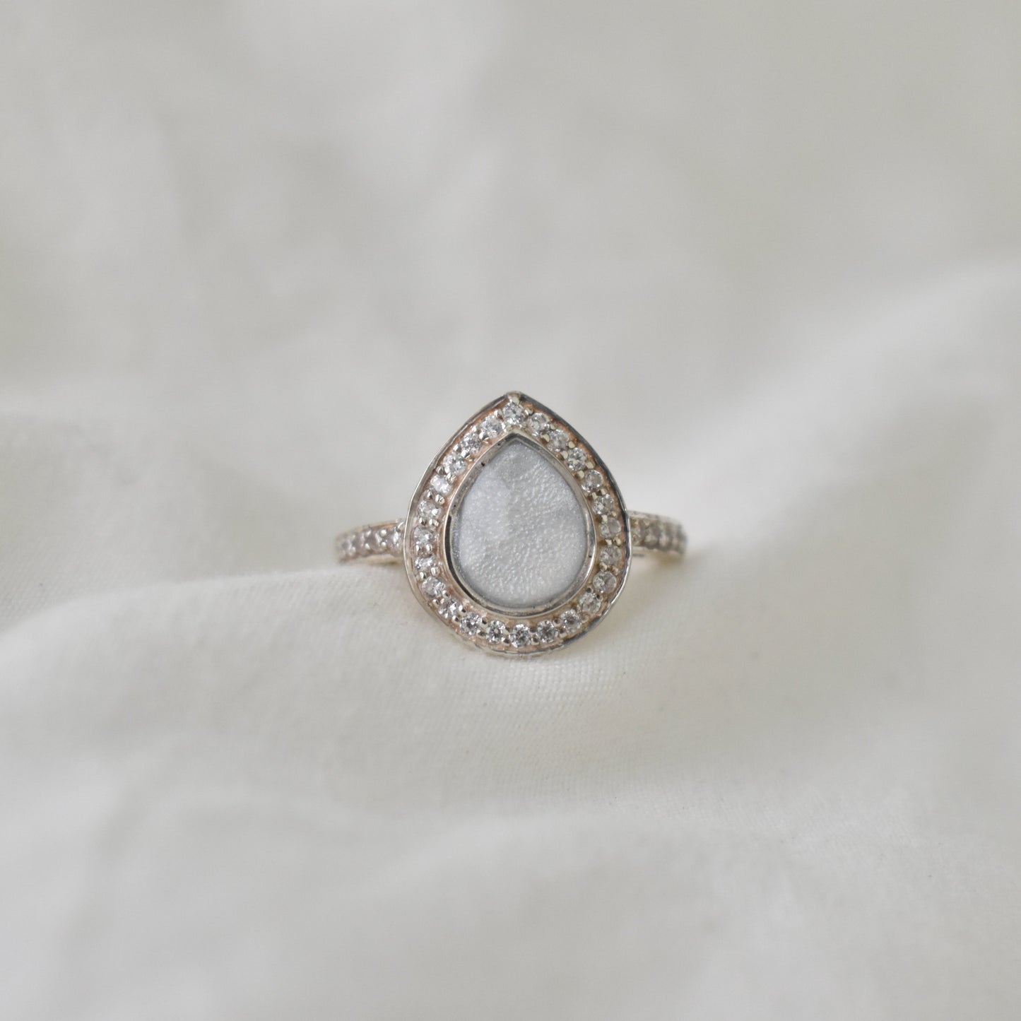 Teardrop Gemstone Ring