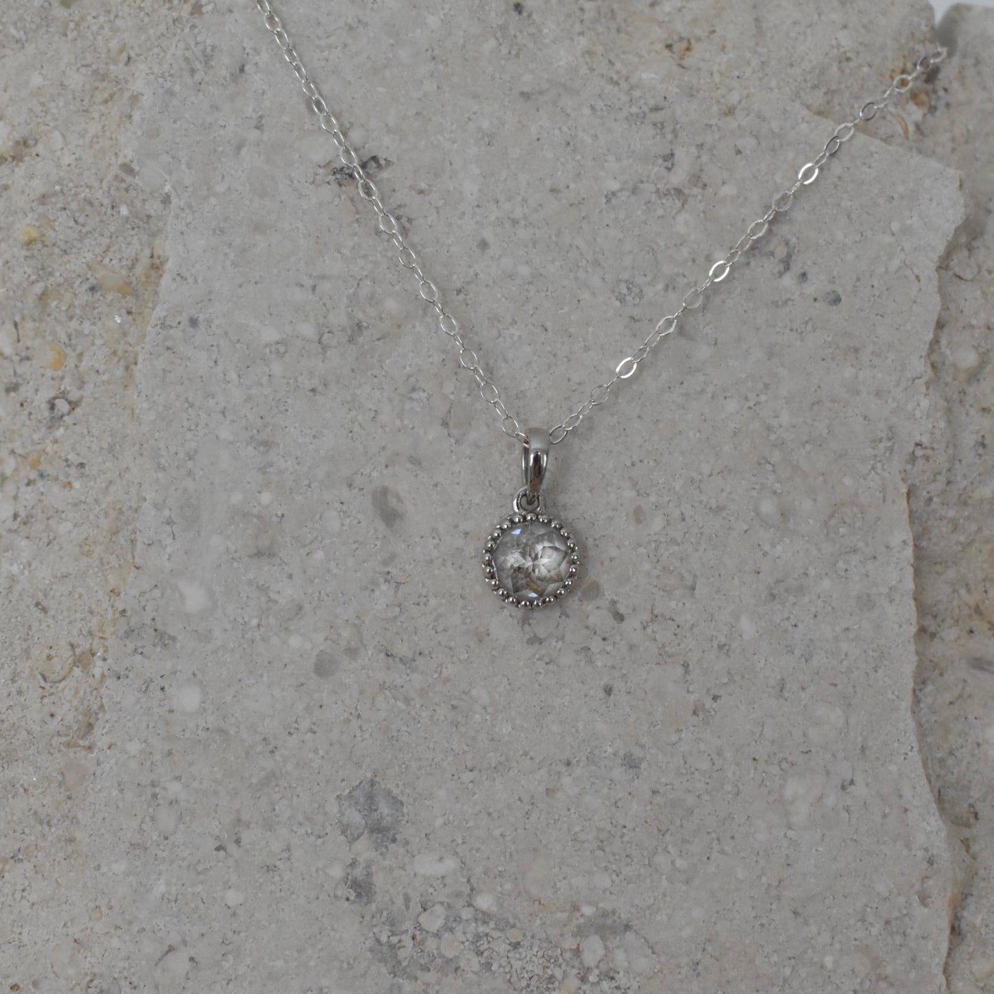 "Rosie" Necklace - Moissanite Collection