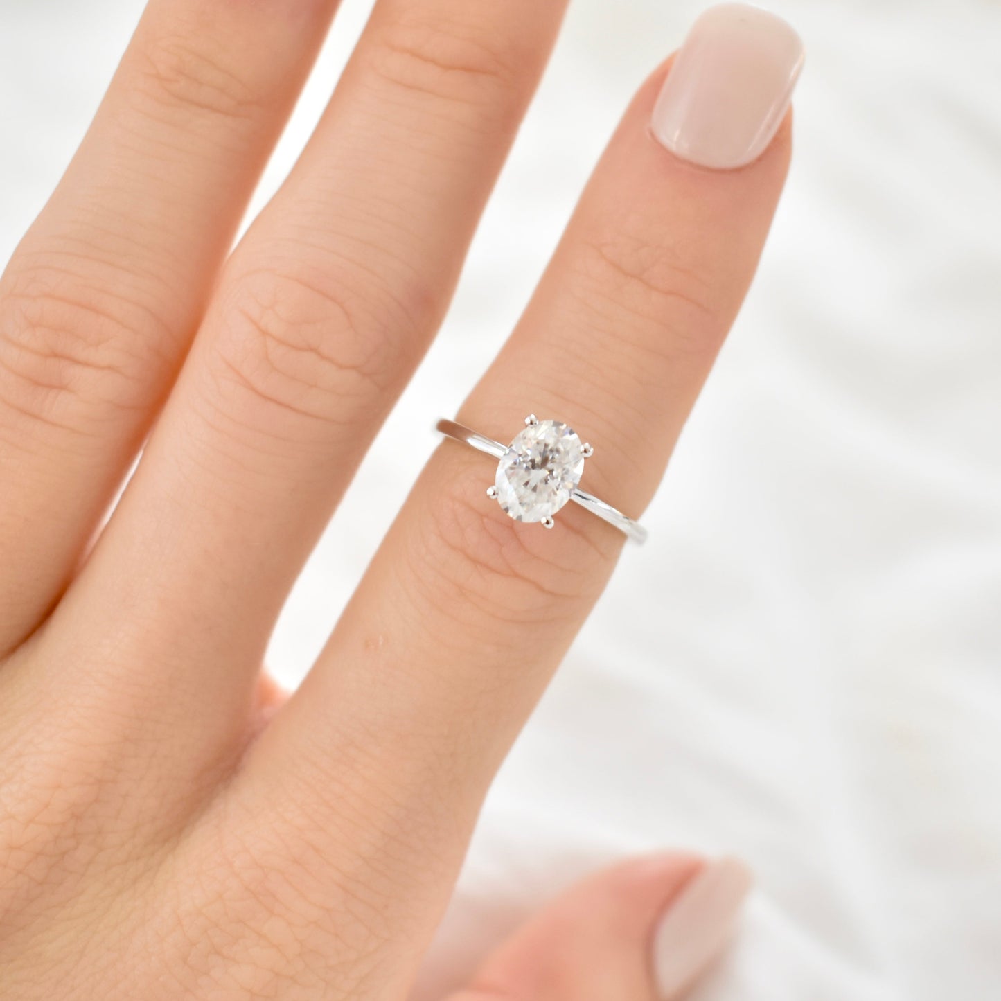 "Valentina" Ring- Moissanite Collection