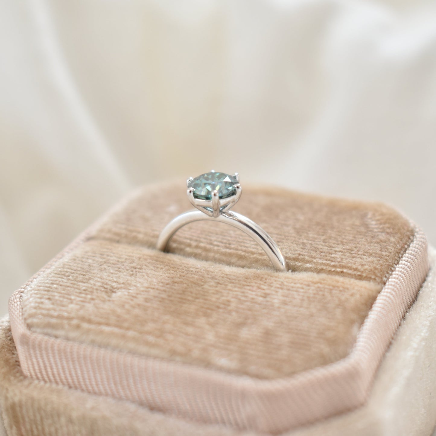 “Georgiana" Ring- Moissanite Collection