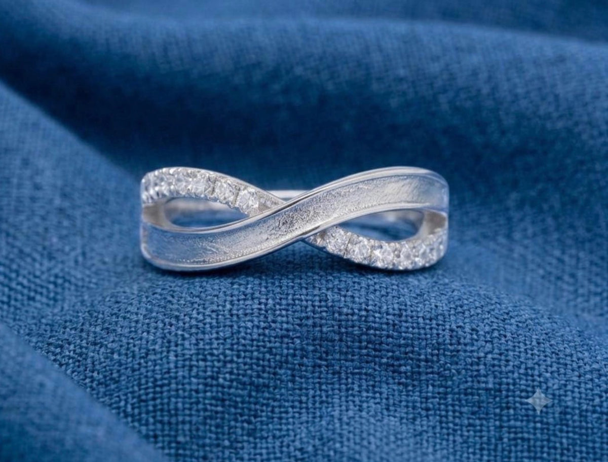 Custom infinity necklace and ring