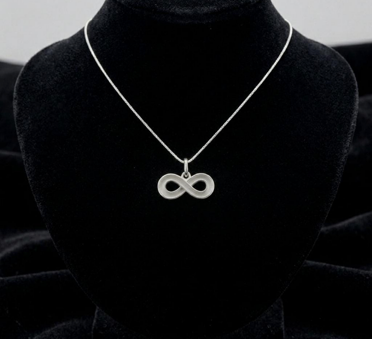 Custom infinity necklace and ring