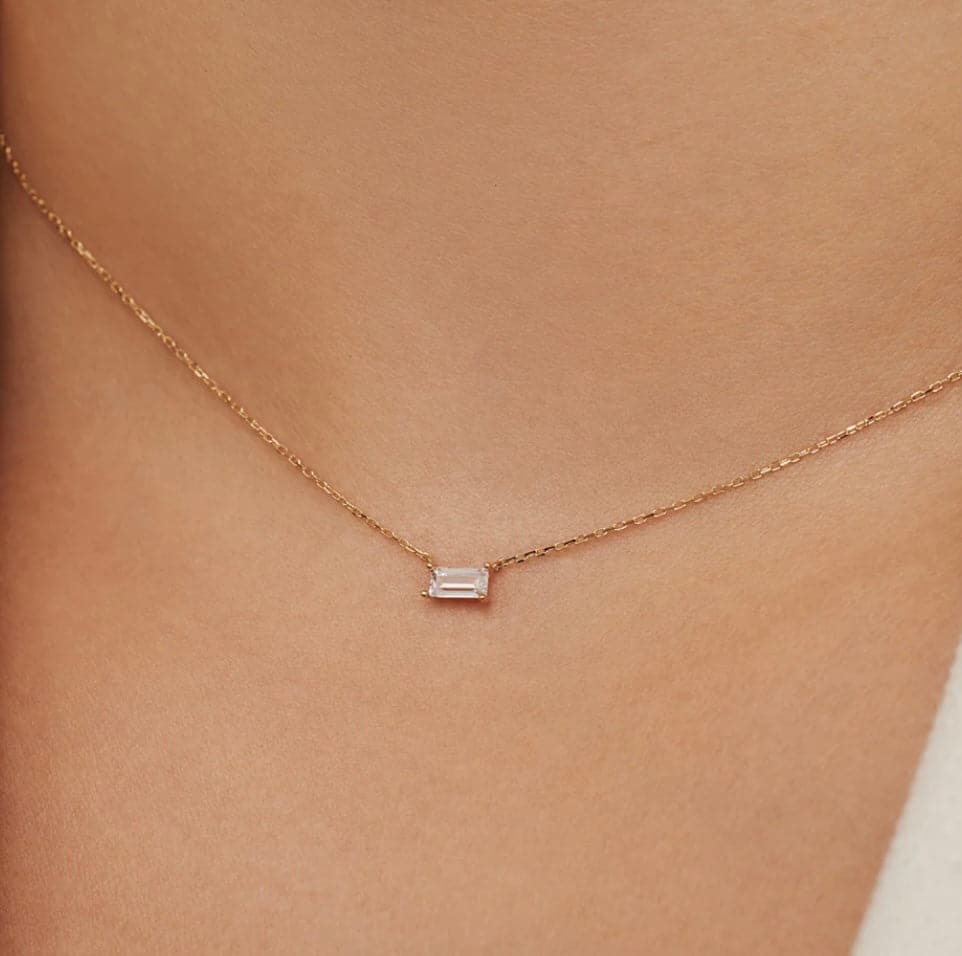 "Tilly" Necklace - Moissanite Collection