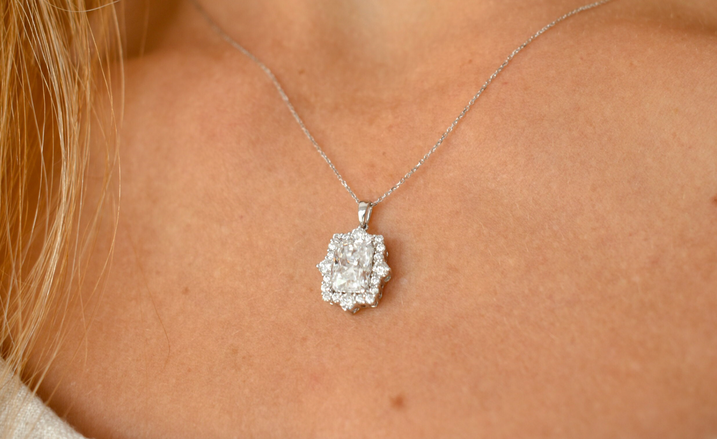 "Harley" Necklace - Moissanite Collection