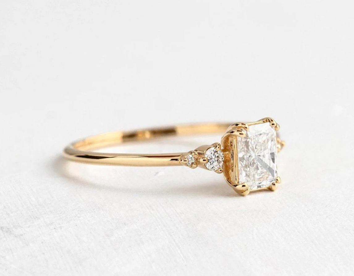 "Annie" Ring - Moissanite Collection