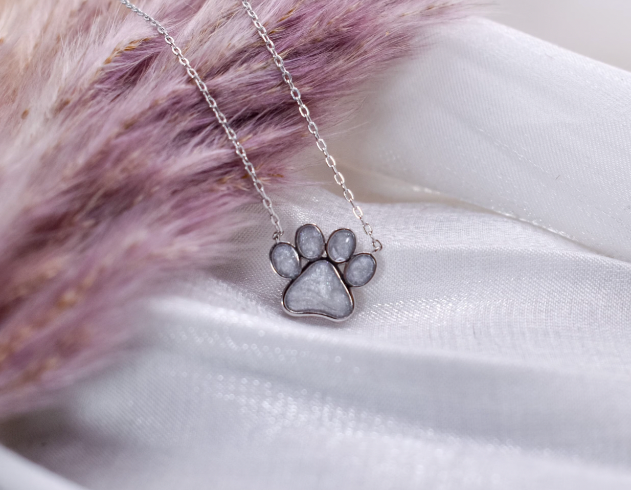 Paw Print Necklace – Petals and Keepsakes