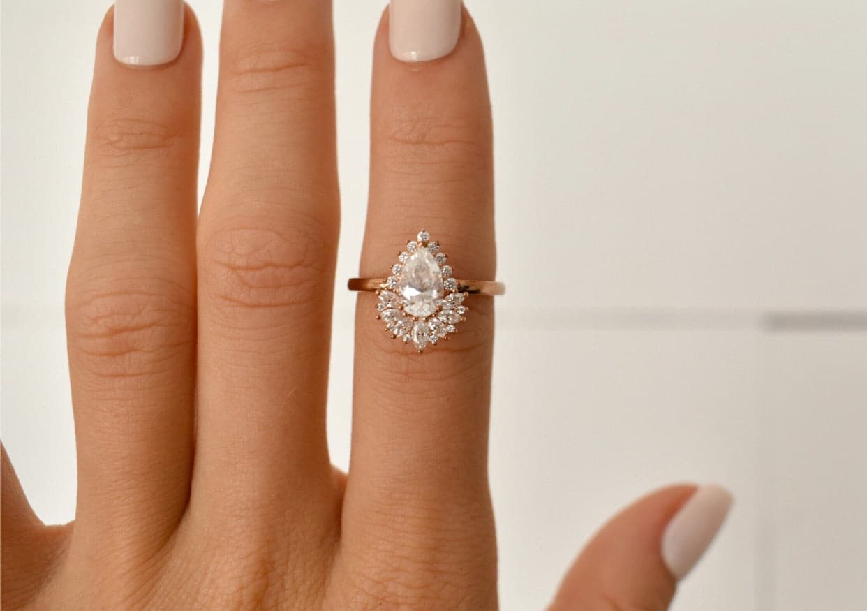 "Lydia" Ring - Moissanite Collection