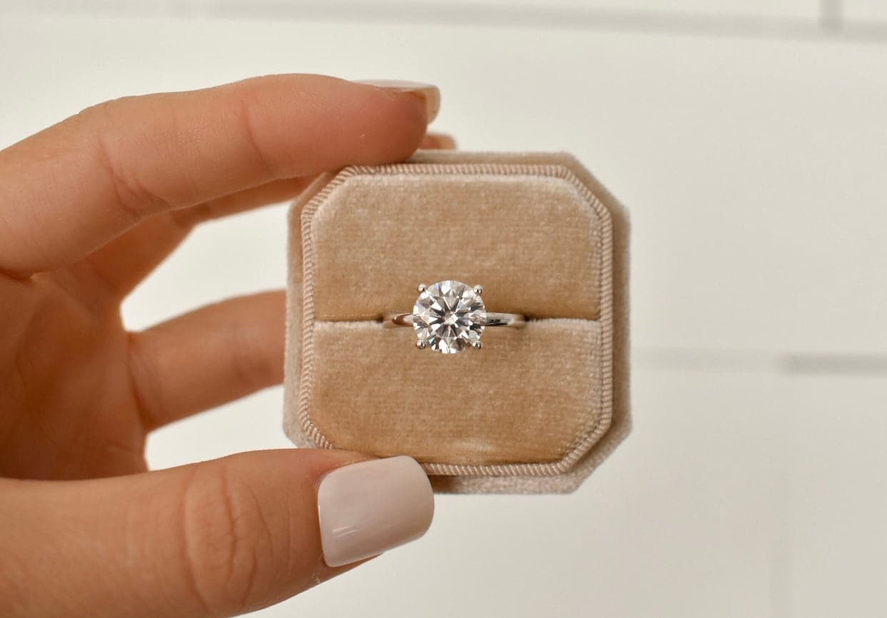 "Kennedy" Ring- Moissanite Collection
