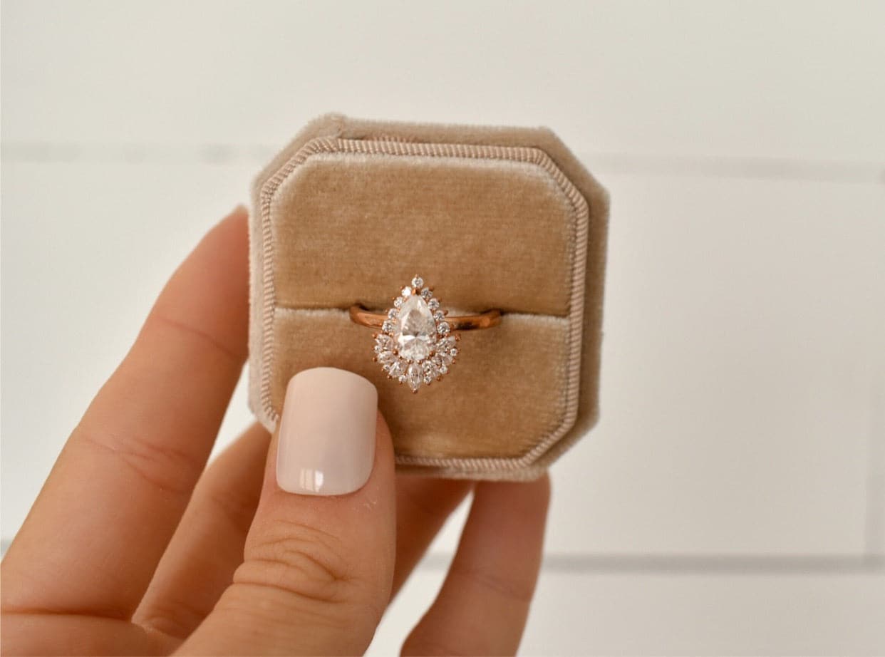 "Lydia" Ring - Moissanite Collection