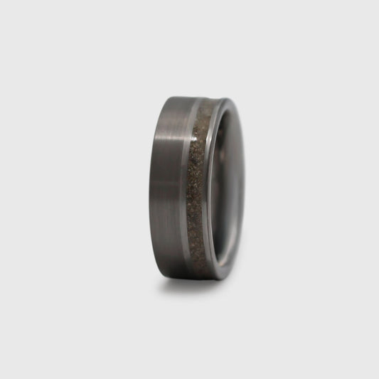 Off Centered Wide Eternity Band