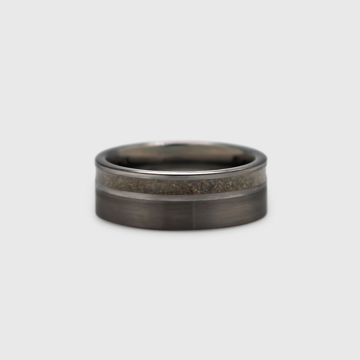Off Centered Wide Eternity Band