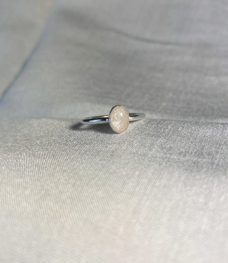 Sterling Silver Oval Ring