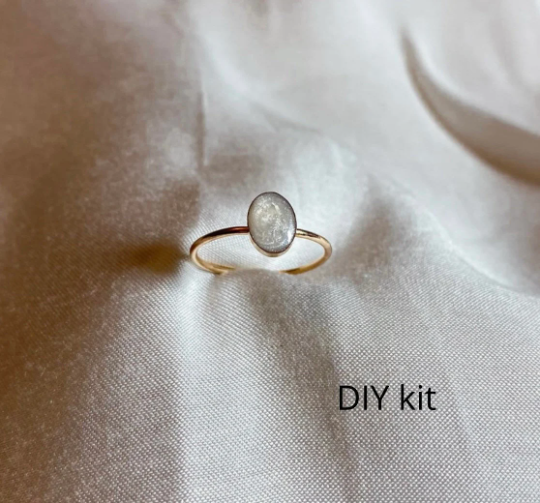 14k Gold Filled Oval Ring - DIY Kit