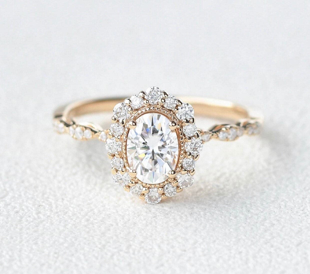 "Kimberly" Ring - Moissanite Collection