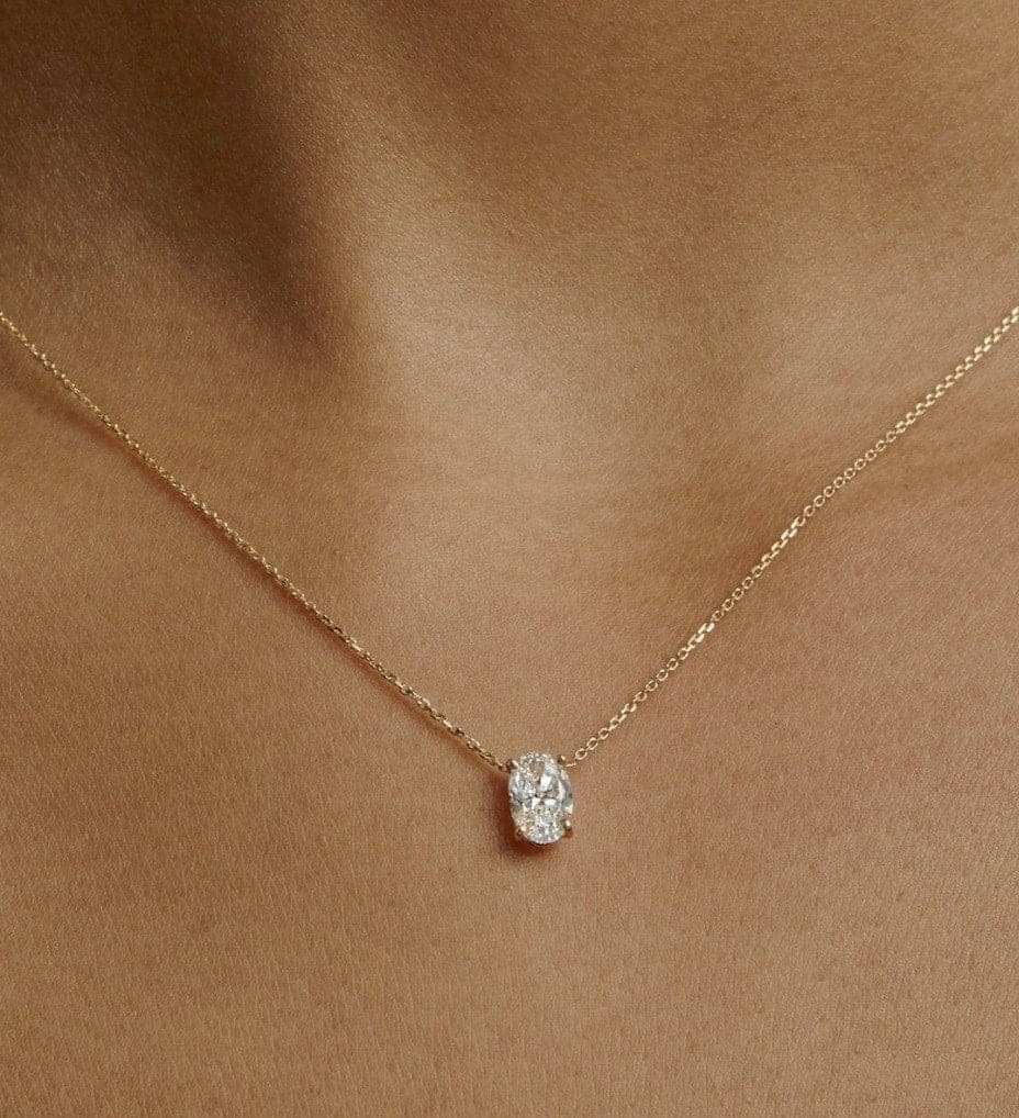 "Zara" Necklace - Moissanite Collection