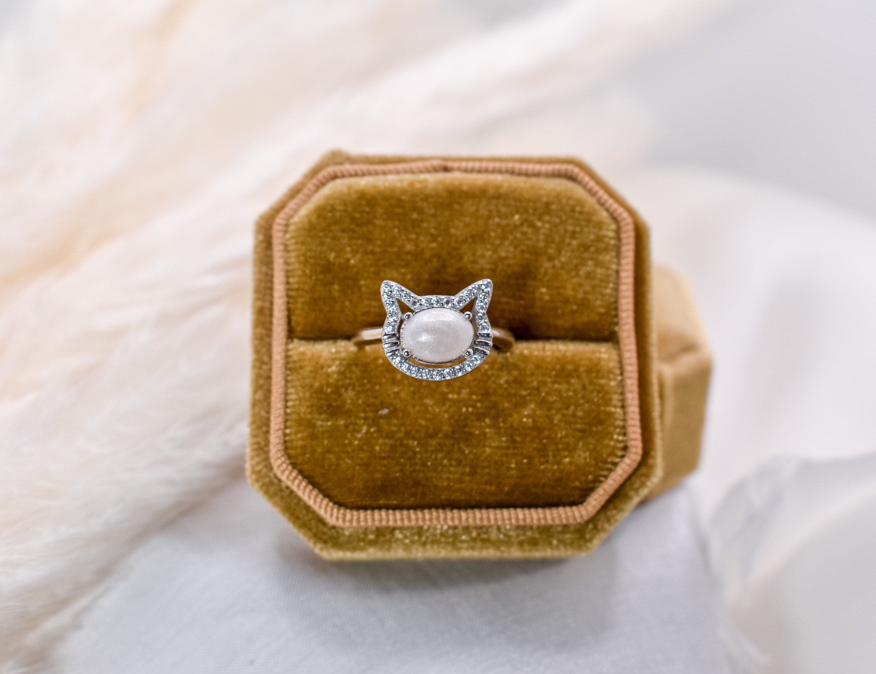 Cat Gem Ring