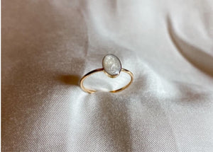 10k Solid Gold Oval Ring