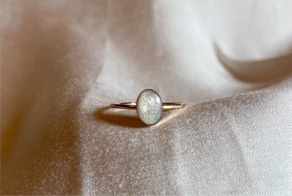 10k Solid Gold Oval Ring