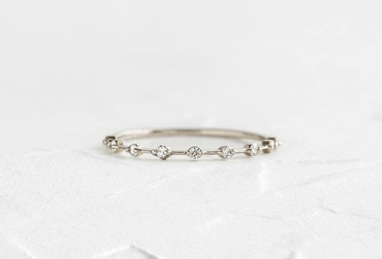 Dainty Sterling Silver Band