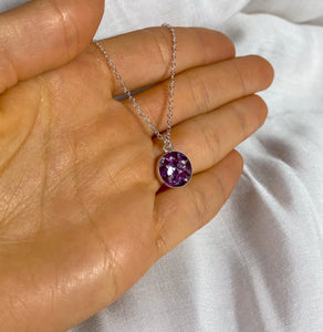 Sterling Silver Round Necklace